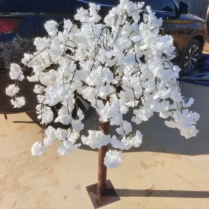 Artificial Cherry Blossom Tree – Floor Standing Silk Blossom Tree for Home, Garden & Wedding Décor